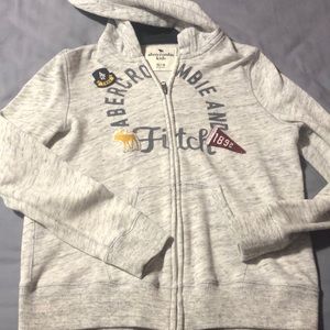 Abercrombie kids zip sweater